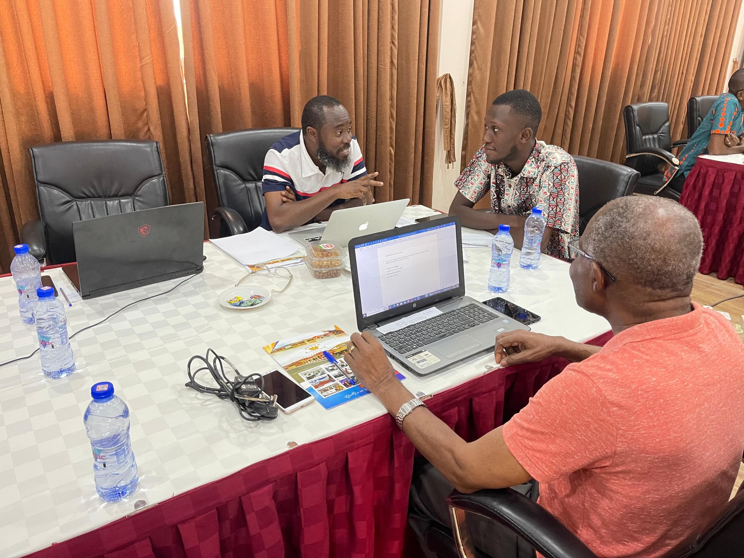 Prof. Kobby Mensah and fellow panellists at an Empowering Women in Politics (EWiP) workshop