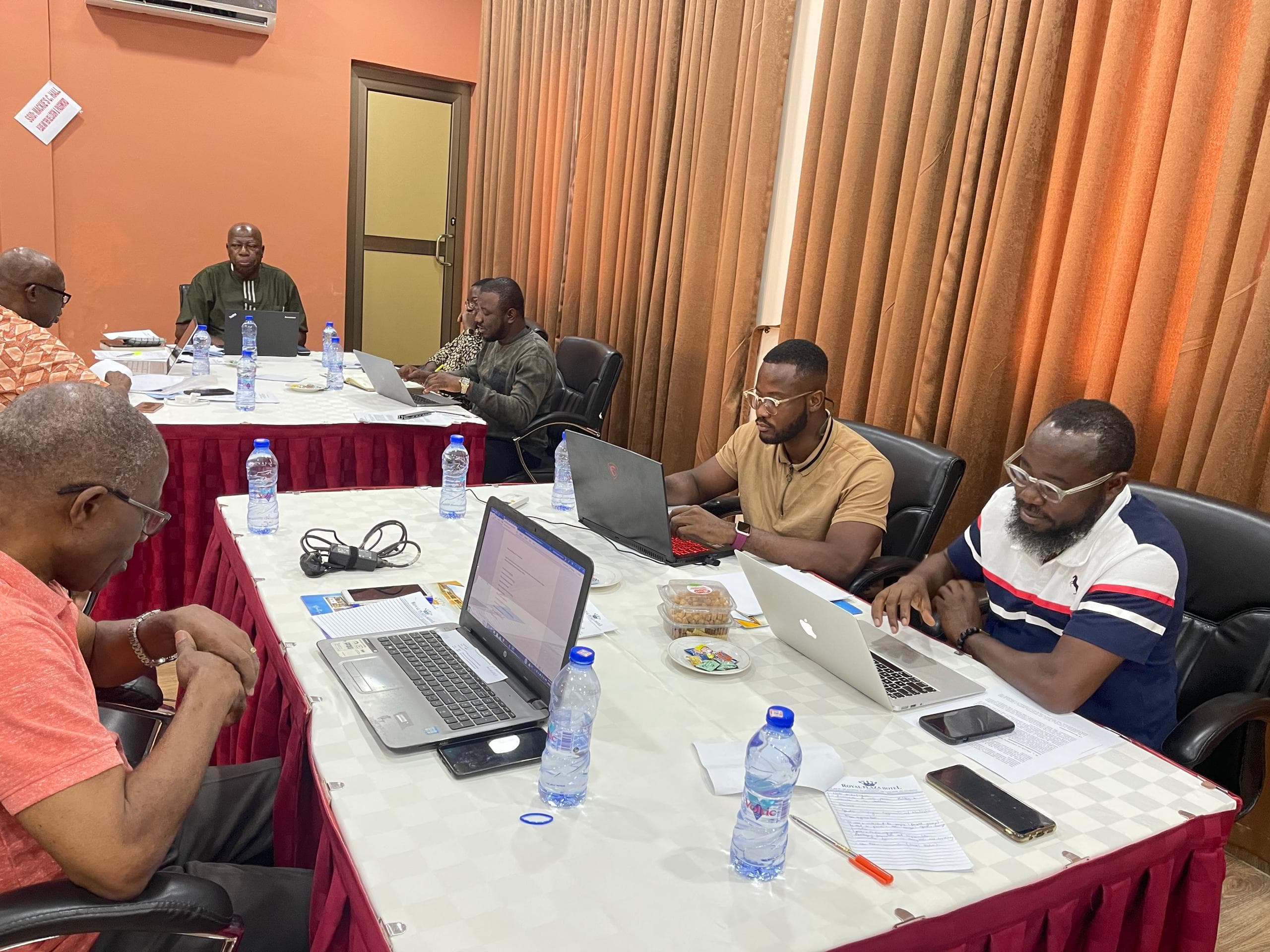 Prof. Kobby Mensah and fellow panellists at an Empowering Women in Politics (EWiP) workshop
